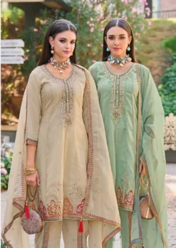 Eba Pink Mirror Designer Ready Made Dress Collection