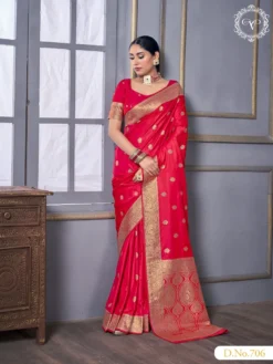 Fashion Urvi Banarasi Satin Silk Saree Wholesale