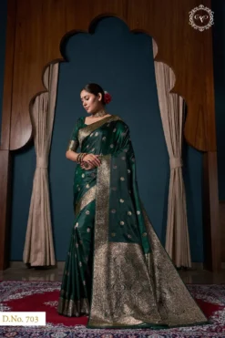 Fashion Urvi Banarasi Satin Silk Saree Wholesale