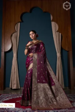 Fashion Urvi Banarasi Satin Silk Saree Wholesale