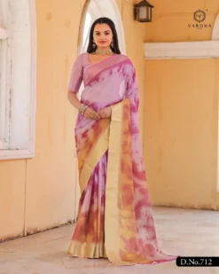 Fashion Vamika Multycolor Georgette Saree