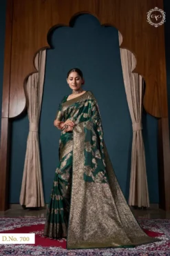 Fashion Vishika Banarasi Satin Silk Saree Wholesale