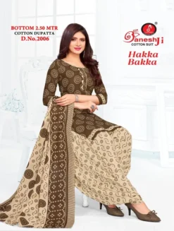 Ganeshji Hakka bakka Vol 2 Cotton Printed Dress Material