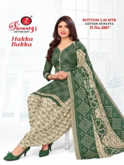 Ganeshji Hakka bakka Vol 2 Cotton Printed Dress Material