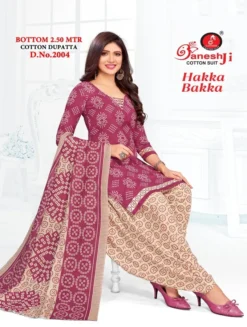 Ganeshji Hakka bakka Vol 2 Cotton Printed Dress Material
