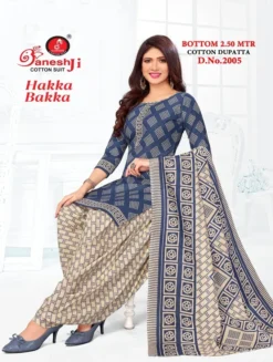 Ganeshji Hakka bakka Vol 2 Cotton Printed Dress Material
