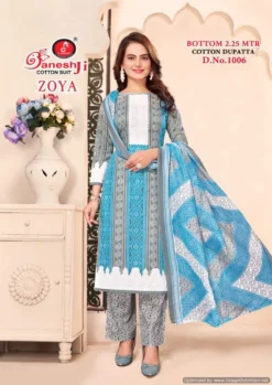 Ganeshji Zoya Vol 1 Cotton Dress Material Collection