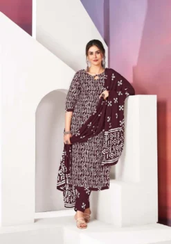 Ganpati Batik With Pant Vol 8 Ready Made Cotton Batik Printed Collection