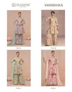 Gulkayra Designer Vanshika Ladies Gharara Dress Online