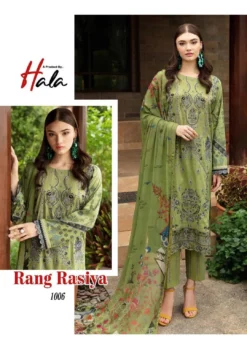 Hala Rang Rasiya Karachi Cotton Dress Material Collection