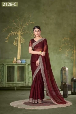 Jayshree Sarees 2128 Shimmer Hot Designer Saree Wholesale