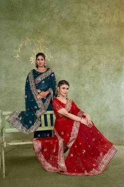Jayshree Sarees 2220 Series Chiffon Embroidery Saree