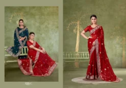 Jayshree Sarees 2220 Series Chiffon Embroidery Saree
