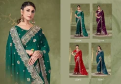 Jayshree Sarees 2220 Series Chiffon Embroidery Saree