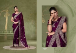 Jayshree Sarees 2220 Series Chiffon Embroidery Saree
