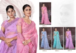 Jayshree Sarees 2276 Organza Saree for Wedding