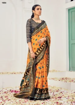 Jivora Samui Signature Office Wear Natural Silk Viscose Saree