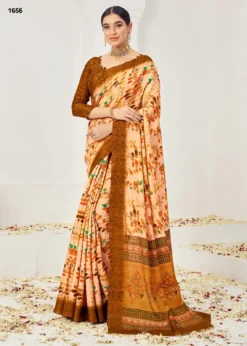 Jivora Samui Signature Office Wear Natural Silk Viscose Saree