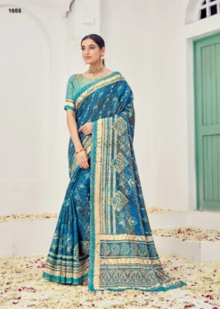 Jivora Samui Signature Office Wear Natural Silk Viscose Saree