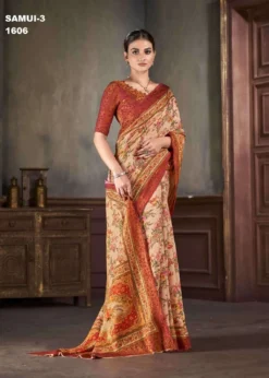 Jivora Samui Vol 3 Uniform and Office Wear Saree Wholesale