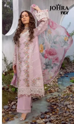 Johra Tex 143 To 145 Cotton Pakistani Salwar Kameez Collection