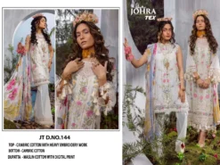 Johra Tex 143 To 145 Cotton Pakistani Salwar Kameez Collection