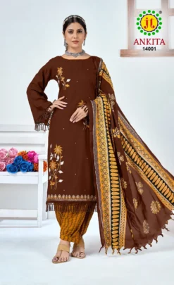 Jt Ankita Vol 14 Designer Dress Material Collection