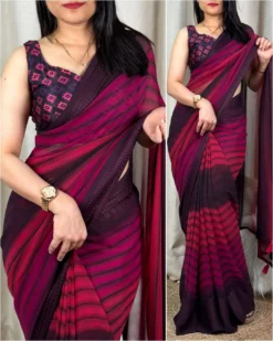 Kajol Griva Georgette Designer Saree Wholesale