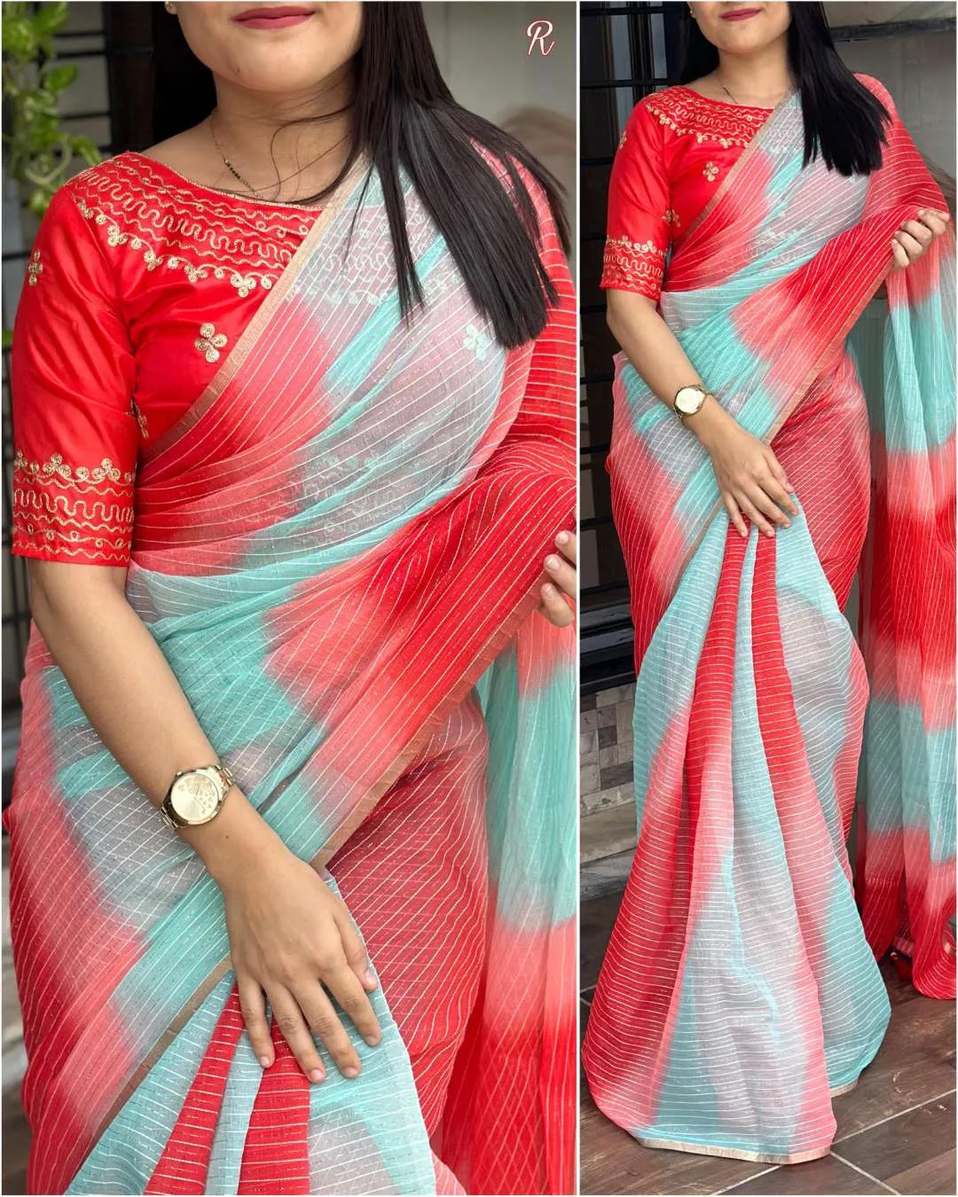 Kajol Mastrangi Organza Saree Wholesale Sumshy