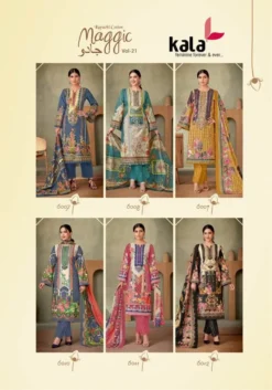 Kala Magic Vol 21 Premium Cotton Printed Dress Material