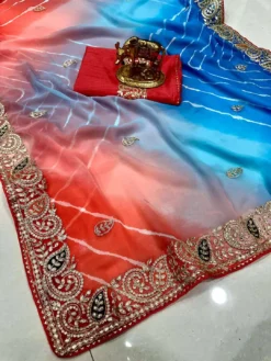 karishma Leheriya 2 Sawan Special Saree Online Shopping