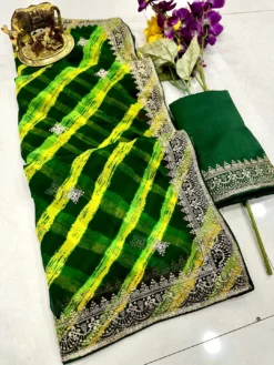 Karishma Madhavi Lahariya Printed Georgette Saree Wholesale