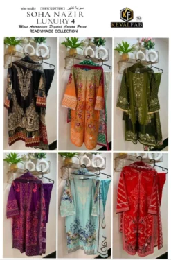 Keval Soha Nazir Vol 4 Ready Made Cotton Collection