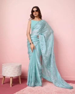 Kiara Canberry 2 Burberry Silk Saree Wholesale