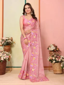Kiara Devika Organza Silk Sarees Wholesale
