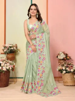 Kiara Devika Organza Silk Sarees Wholesale