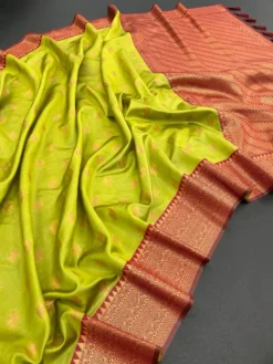 Kriti Kanchi Silk 3 Kubera Pattu Kanjivaram Silk Saree Wholesale