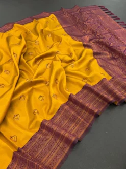 Kriti Kanchi Silks Kubera Pattu Kanjivaram Silk Saree