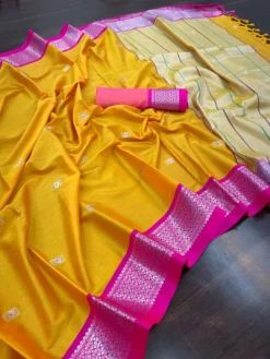 Kriti Meena Paithani 2 Pure Cotton Silk Saree Wholesale