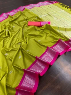 Kriti Meena Paithani 2 Pure Cotton Silk Saree Wholesale