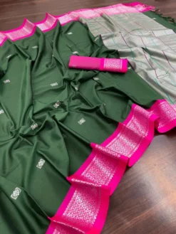 Kriti Meena Paithani 2 Pure Cotton Silk Saree Wholesale