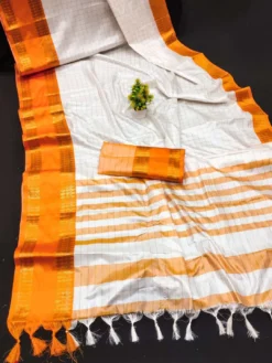 Kriti Silk Checks Weaving Saree Wholesale