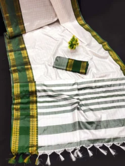 Kriti Silk Checks Weaving Saree Wholesale