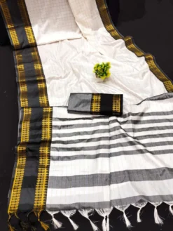 Kriti Silk Checks Weaving Saree Wholesale