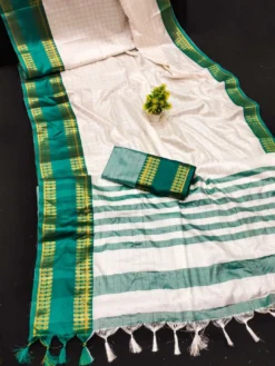 Kriti Silk Checks Weaving Saree Wholesale