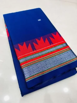 Kriti Temple Paithani Pure Cotton Silk Saree Wholesale