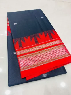 Kriti Temple Paithani Pure Cotton Silk Saree Wholesale