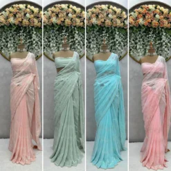 Kusum 551 Chifon Georgette Saree Wholesale