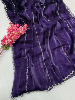 Kusum Hand Work Heavy Jimmy Choo Saree Wholesale