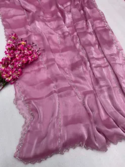 Kusum Hand Work Heavy Jimmy Choo Saree Wholesale